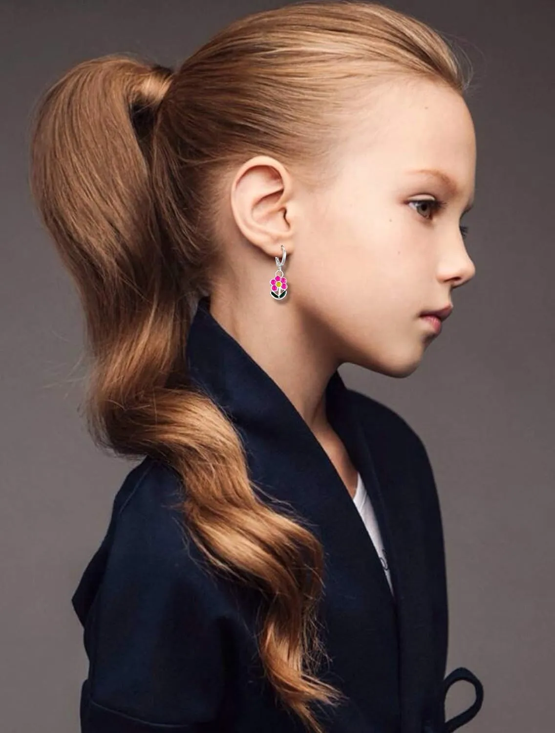 20 Pairs Hypoallergenic Earrings for Girls- Cute Dangle Earrings with Mini Hoop Earrings for Teen Girls