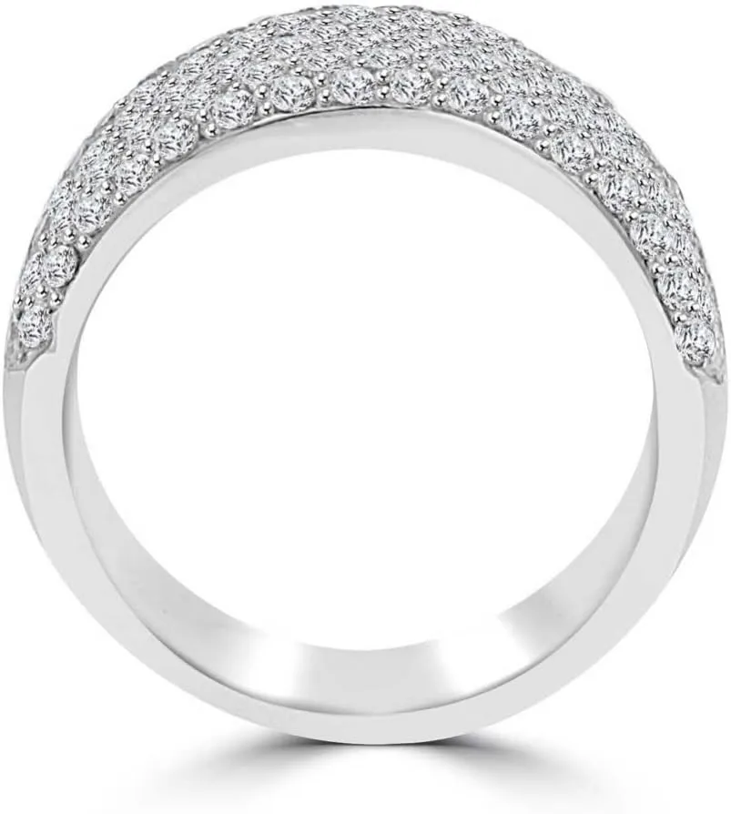 3.25 ct Ladies Round Cut Diamond Anniversary Wedding Band Ring in Platinum