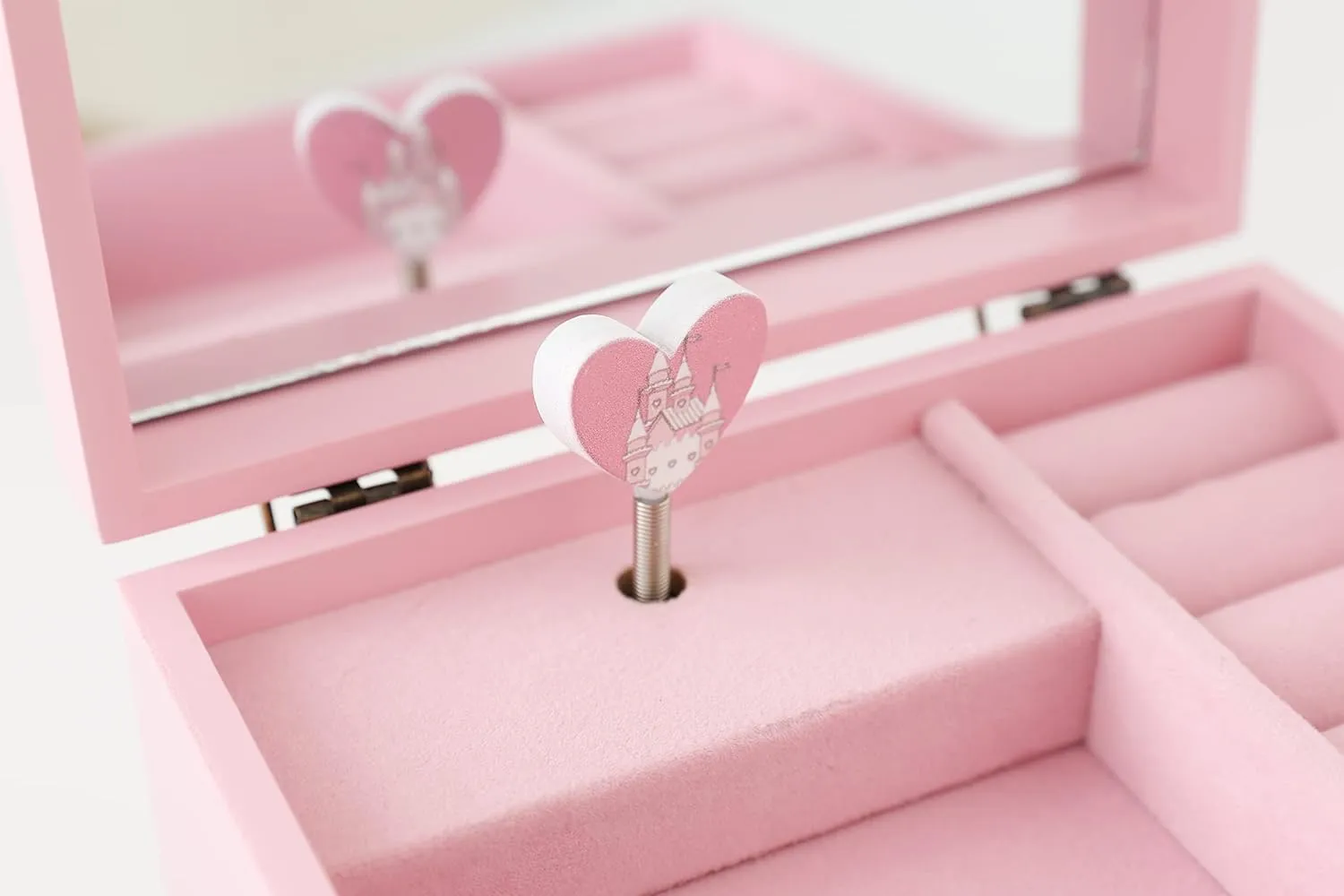 Agitation Unicorn Princess Wooden Musical Jewelry Box - Unicorn Gifts for Girls (Pink Princess1)