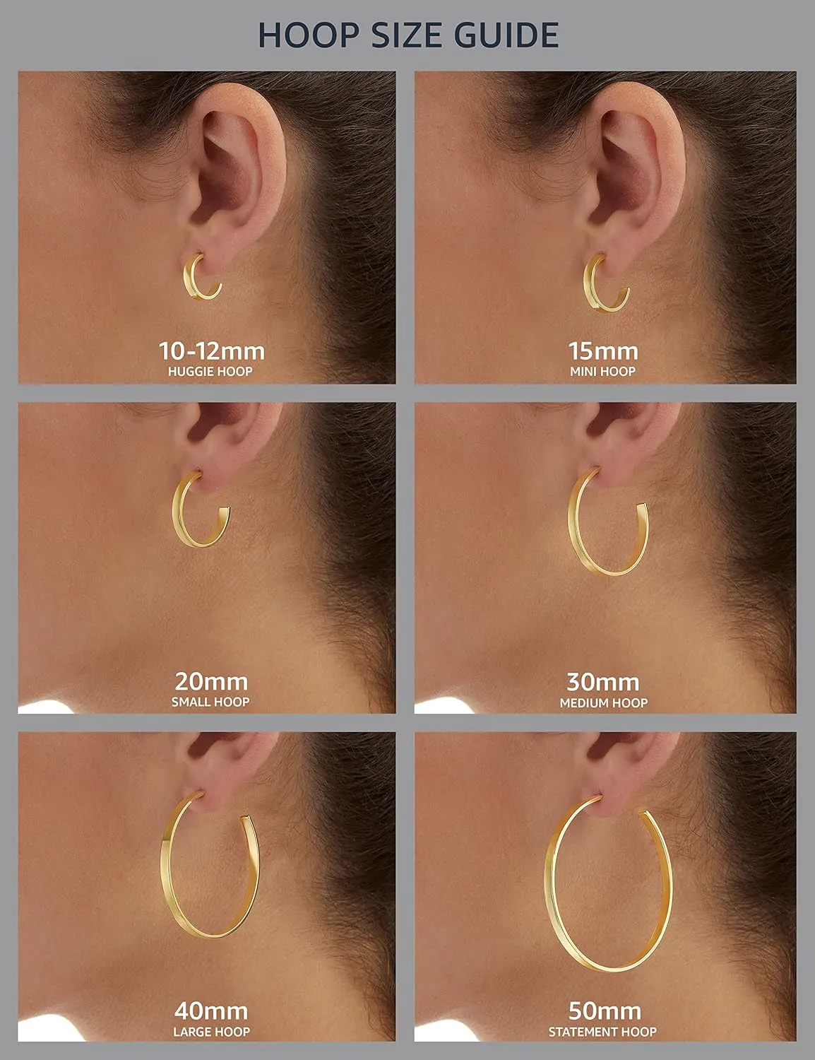 Amazon Essentials Platinum or Gold Plated Sterling Silver Inside-Out Hoop Earrings made with Infinite Elements Zirconia, (previously Amazon Collection)