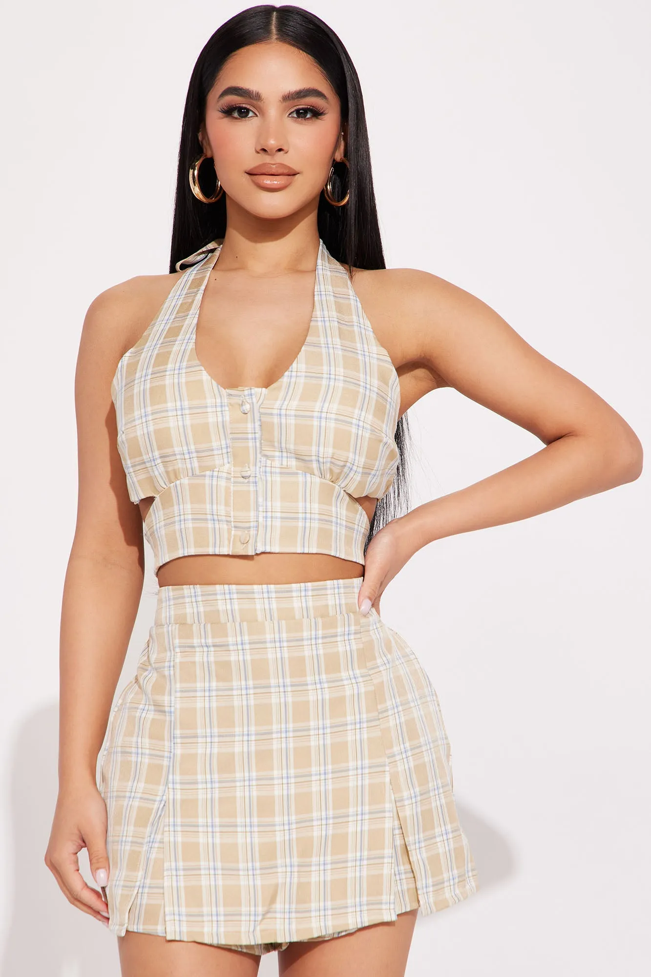 Annalise Skort Set - Taupe