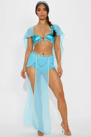 Arabian Nights Princess 3 Piece Costume Set - Aqua
