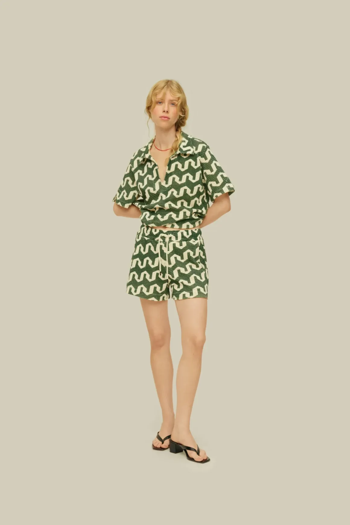 Atlas Drizzle Net Shorts