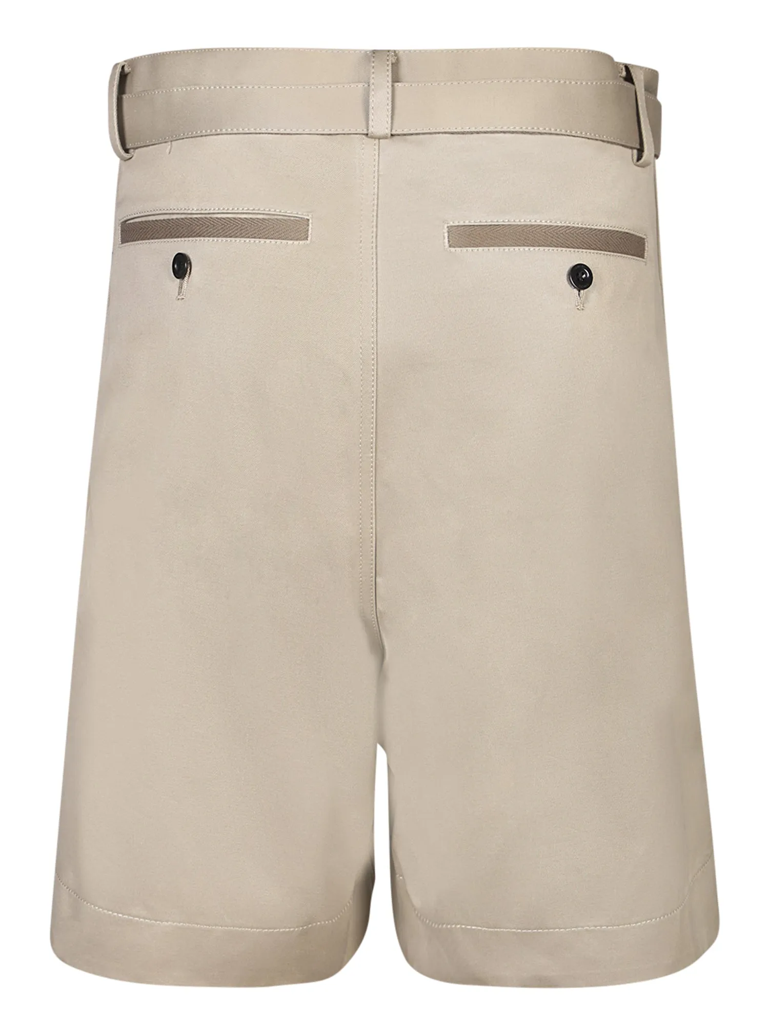 Beige Chino Bermuda Shorts