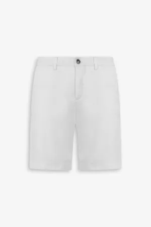 Bermuda gabardina bianco