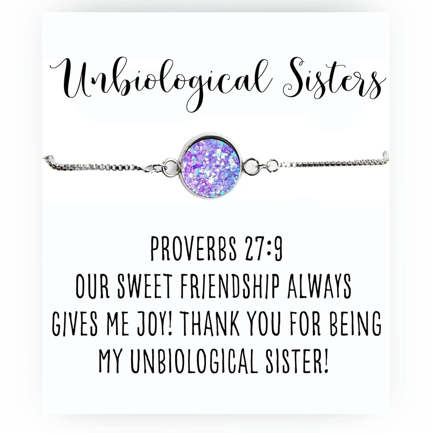 Best Friend Forever Bracelet- Friendship Bracelet- Minimalist Bracelet- Gifts for Best Friend Female- Box Chain Bracelet Gift for Her