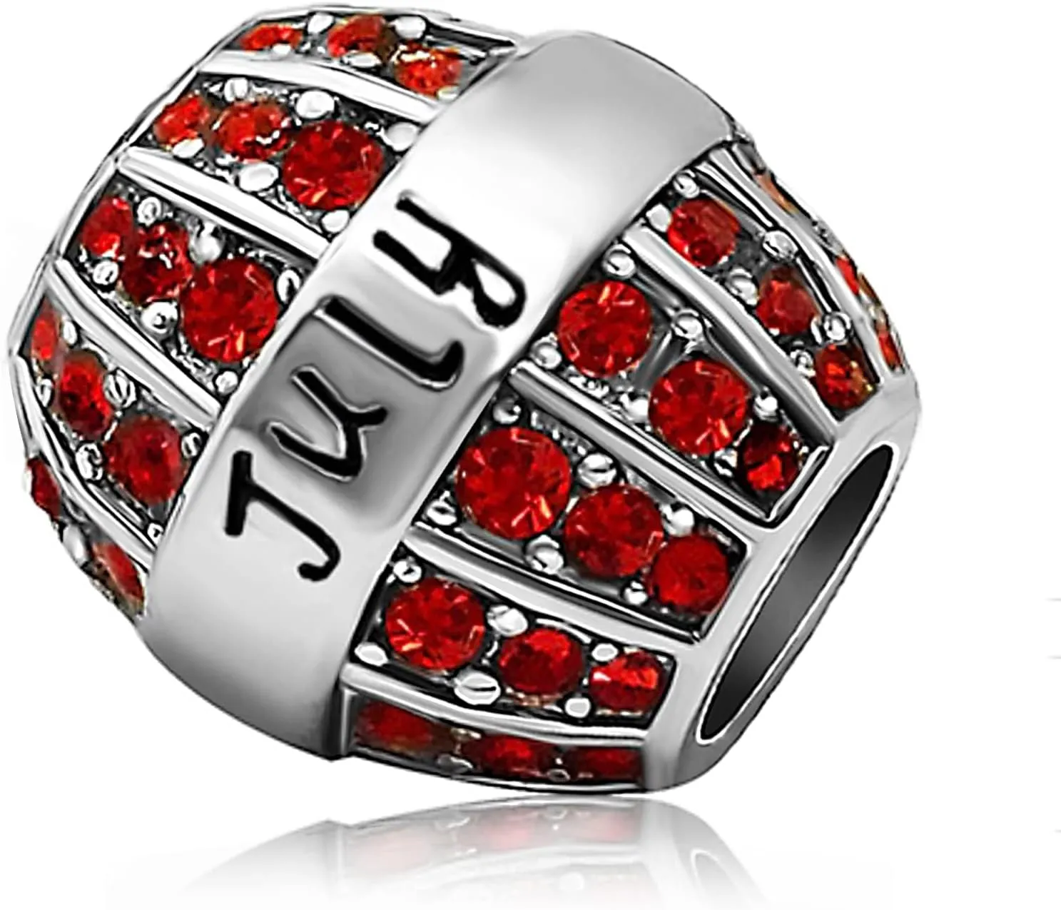 Birthday Cake Birthstone Jan-Dec Crystal Charm Womens Beads Charms for Bracelets Mother Son Daughter Mom Wife Sister Jewelry