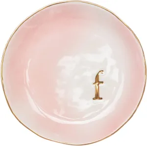 COLLECTIVE HOME - Ceramic Jewelry Tray, Decorative Trinket Dish for Rings Earrings Necklaces Bracelet Watch Keys, Birthday Mother's Day Christmas Gift for Women, 4.75", Colored Surface (F)