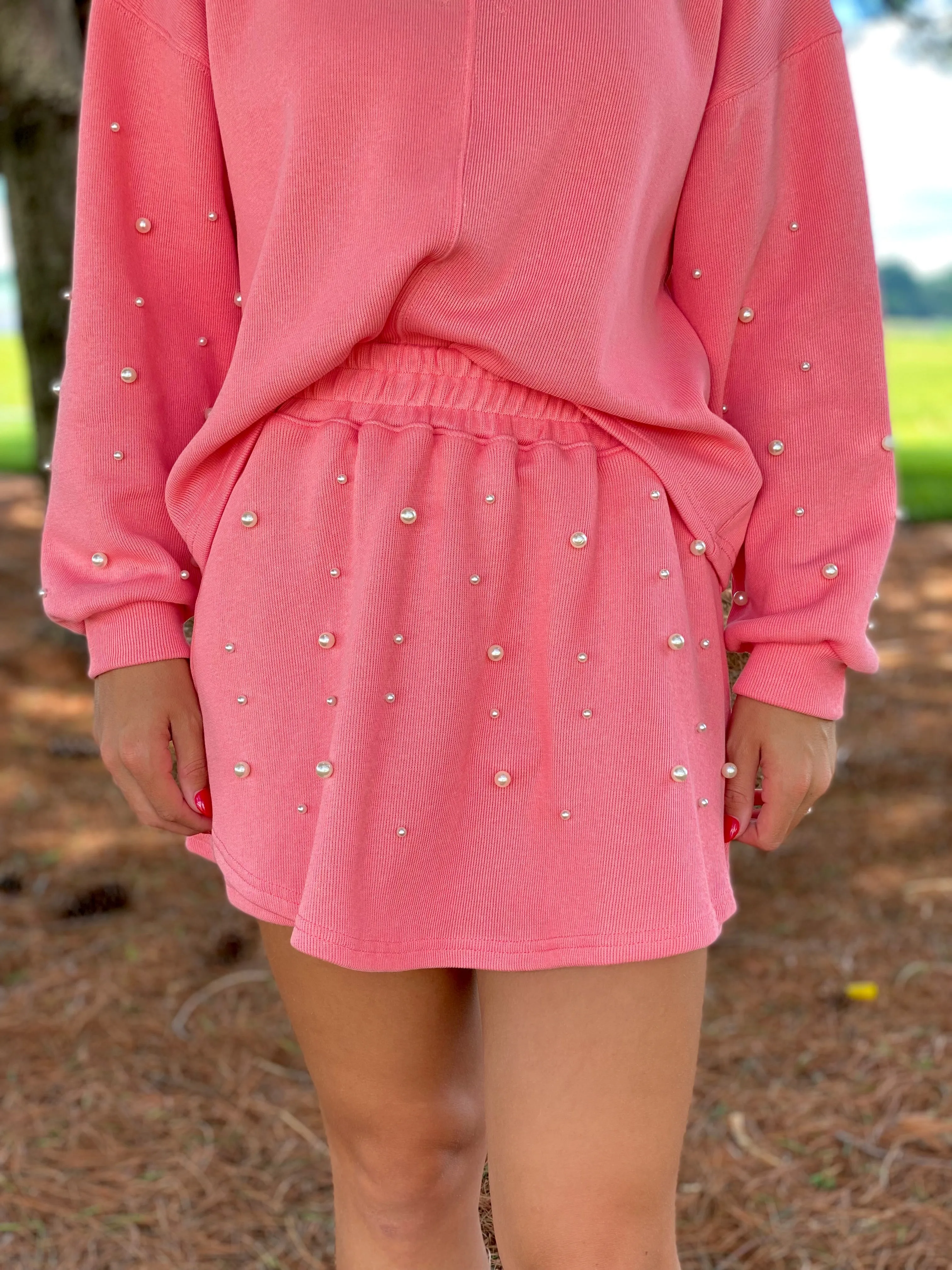 Coral Pearl Skort