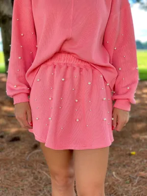 Coral Pearl Skort