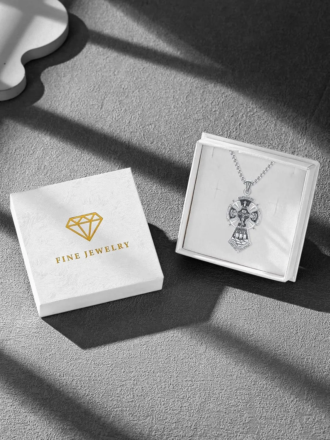 Cross Necklace Pendant 925 Sterling Silver Cross/Irish Cross/Crusader Jerusalem/INRI Jesus Cross Jesus Christ Cross Necklace Cross Cross Jewelry for Men Women
