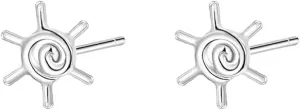 Cute Tiny Sun 925 Sterling Silver Small Stud Earrings for Women Men Minimalist Cartilage Tragus Piercings Studs Hypoallergenic Fashion Jewelry Gifts for Birthday Christmas Daughter 8.8mm