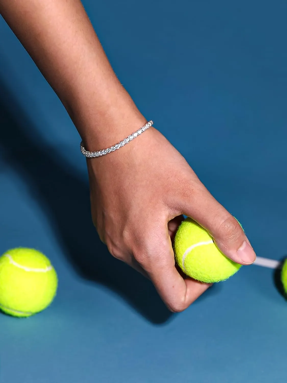 D Color VVS1 Clarity Moissanite Tennis Bracelet for Women, Really Authentic Solid 925 Sterling Silver, 5.5-7.5inch (14-19cm), Birthday Anniversary Valentines Mothers Day Ideal Gift for Her