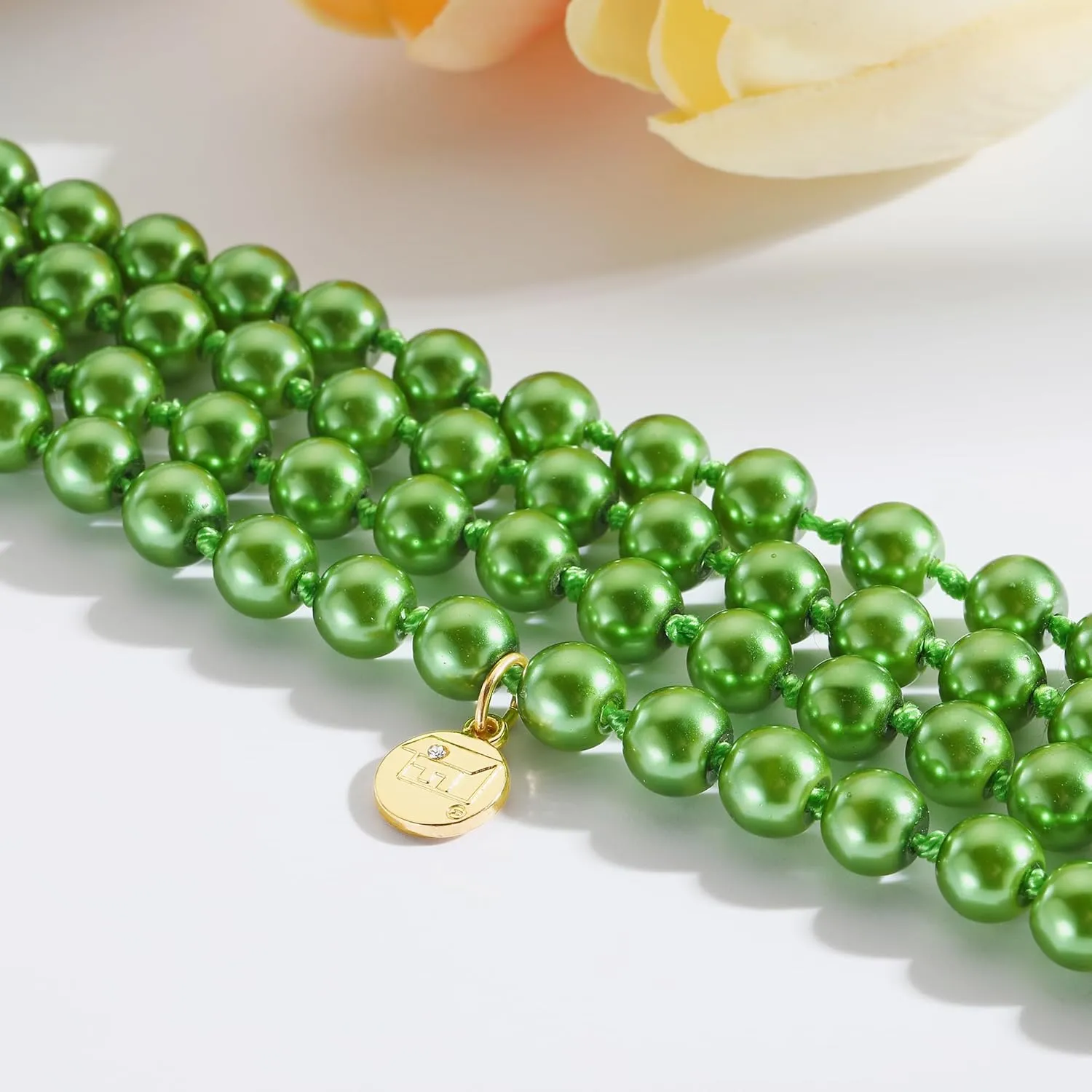 Firstmeet Pearl Long Necklace For Women Fashion Faux Pearl Vintage 60" Strand Wedding Jewelry for Women