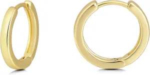 Gacimy Small Gold Huggie Hoop Earrings for Women, 14K Gold Plated Tiny Cartilage Earrings for Women