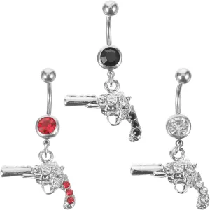 GALPADA 3pcs Belly Button Rings Belly Rings for Women Belly Ring for Women Body Jewelry Belly Piercings Belly Button Piercing Navel Button Rings Navel Ring Rhinestones Human Body Metal