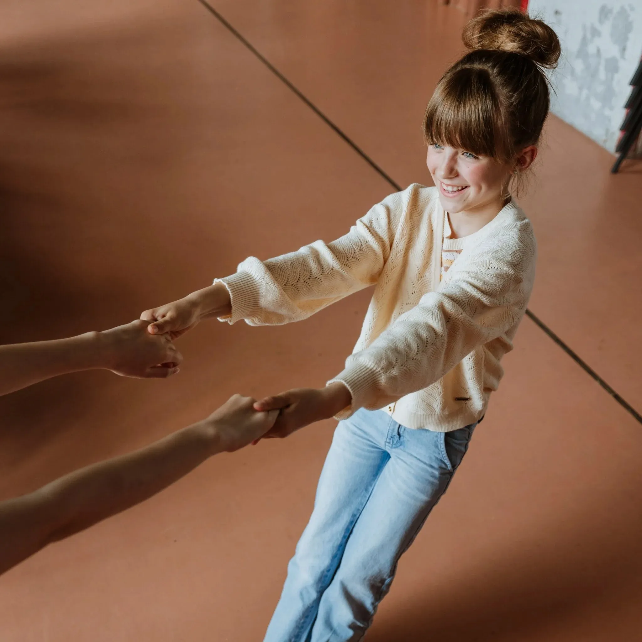Girls Paperbag Waist Denim