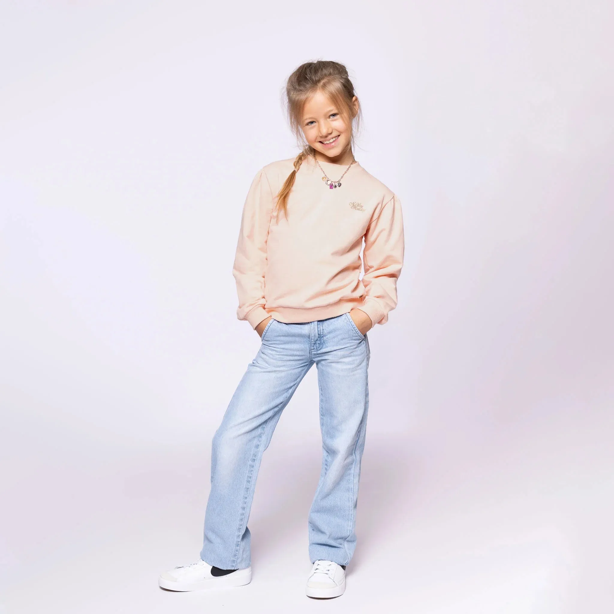Girls Paperbag Waist Denim