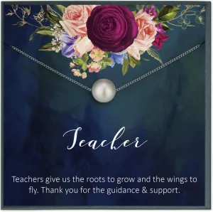 Grace of Pearl Thank You Gifts for Appreciation Gifts for Nurse Thank You Necklace Gifts for Caregiver Gifts for Nurse Gifts for Registered Nurse