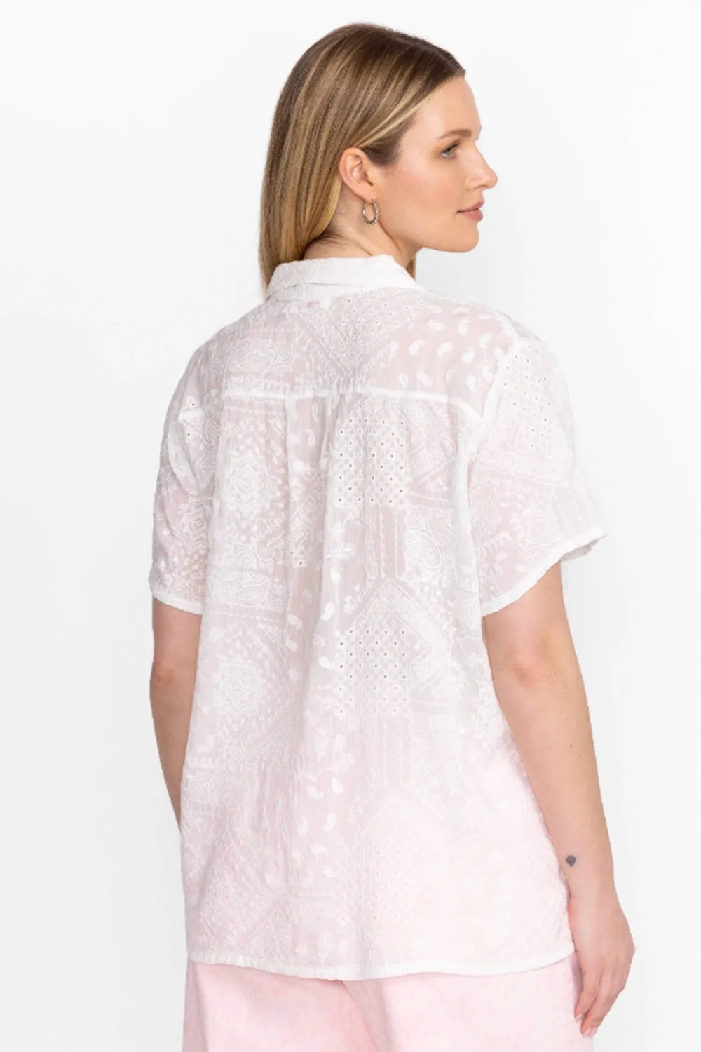 Johnny Was Cooper Button Up Blouse- Andreia C14524-5