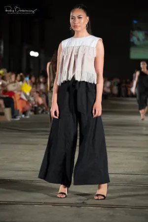KALAVA HIGH WAISTED PAPERBAG PANT