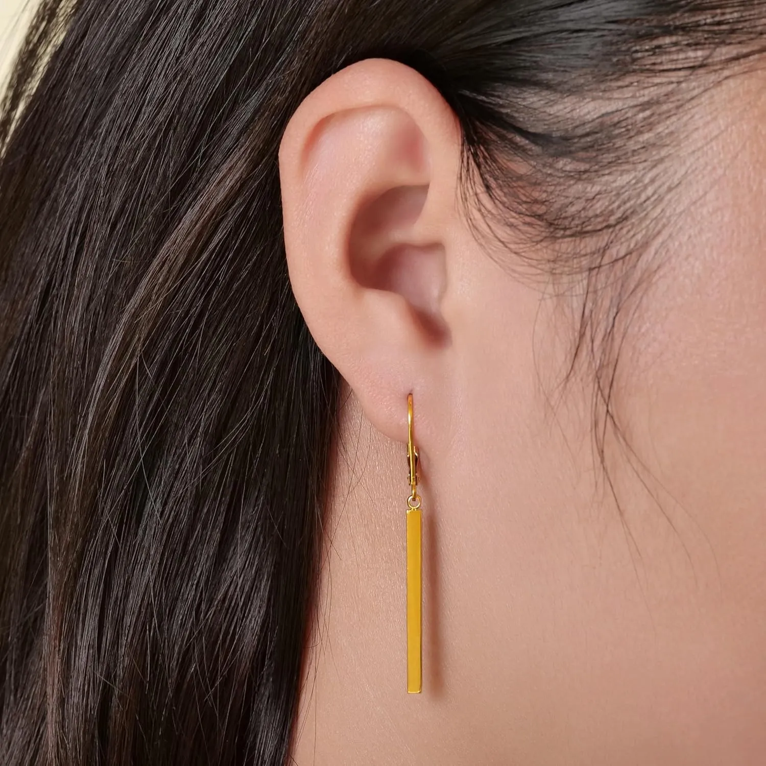 Limerencia G23 Titanium Leverback Earrings Dangle Drop Earrings for Woman Fashion F136 Titanium Earrings Hypoallergenic Jewelry Gift