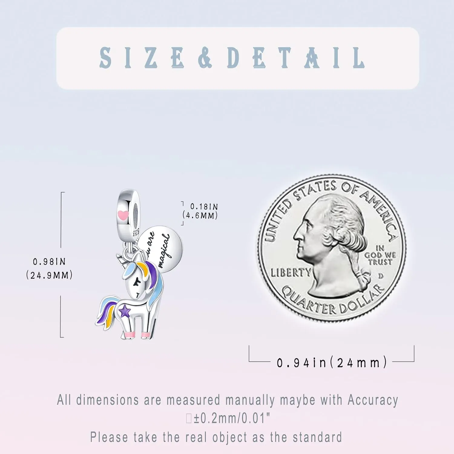 LNQOBU 925 Sterling Silver Charms Color-changing Chameleon Dangle Charms Beads Glow in the Dark Charms fits Charms Bracelets and Necklace Charms Jewelry Gift for Women