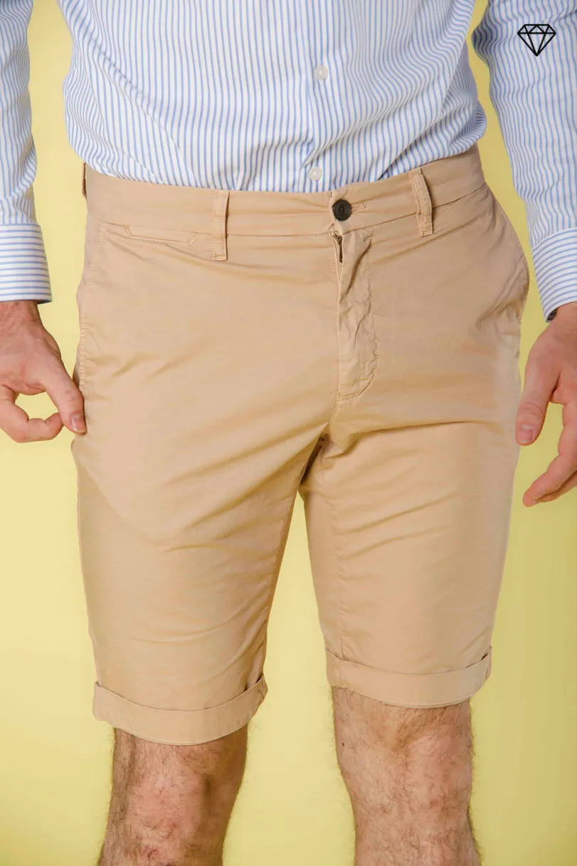 London bermuda chino uomo in cotone pima regular fit 