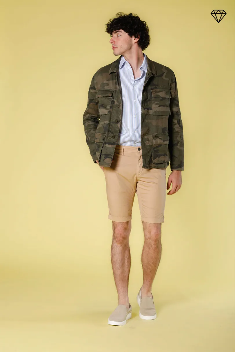 London bermuda chino uomo in cotone pima regular fit 