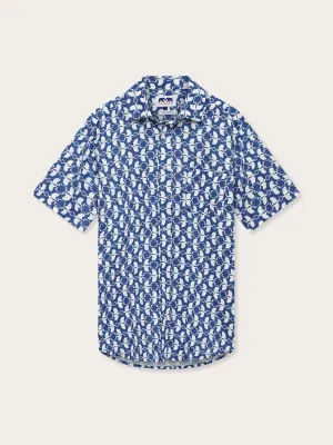 Men's White Heron Manjack Linen Shirt