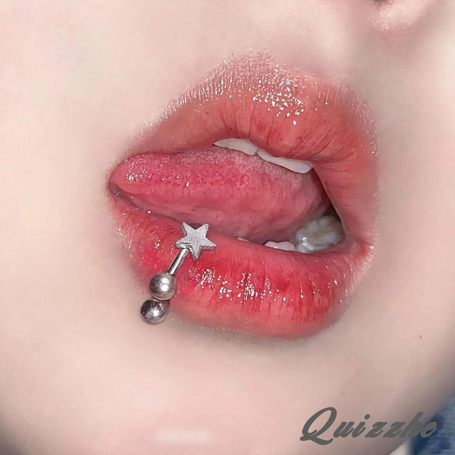 Minimalist Star Lip Rings Silver Statement Horseshoe Ring Gothic Round Ball Surgical Steel Nose Retro Punk Septum Ring Simple Helix Body Piercing Jewelry for Women Men