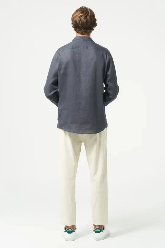 MONTOYA POCKET SHIRT - BLUE/BLACK