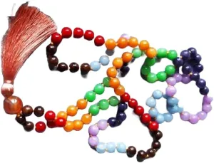 Natural 7 Chakra 8mm 108 Mala Beads, Spiritual, Meditation Beads, Reiki, Japa Mala, Buddhist Prayer Beads, Yoga Bracelet, healing beads LKMALA-RRGU-3931