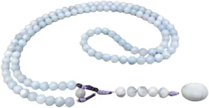 Natural Aquamarine 8mm,10mm 108 Mala Beads, Spiritual, Meditation Beads, Reiki, Japa Mala, Buddhist Prayer Beads, Yoga Bracelet, healing beads LKMALA-RRGU-225