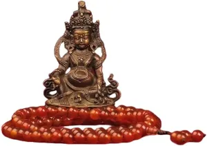 Natural Carnelian 8mm 108 Mala Beads, Spiritual, Meditation Beads, Reiki, Japa Mala, Buddhist Prayer Beads, Yoga Bracelet, healing beads LKMALA-RRGU-1379