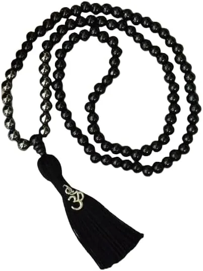 Natural HEMATITE 6mm 108 Mala Beads, Spiritual, Meditation Beads, Reiki, Japa Mala, Buddhist Prayer Beads, Yoga Bracelet, healing beads LKMALA-RRGU-1242