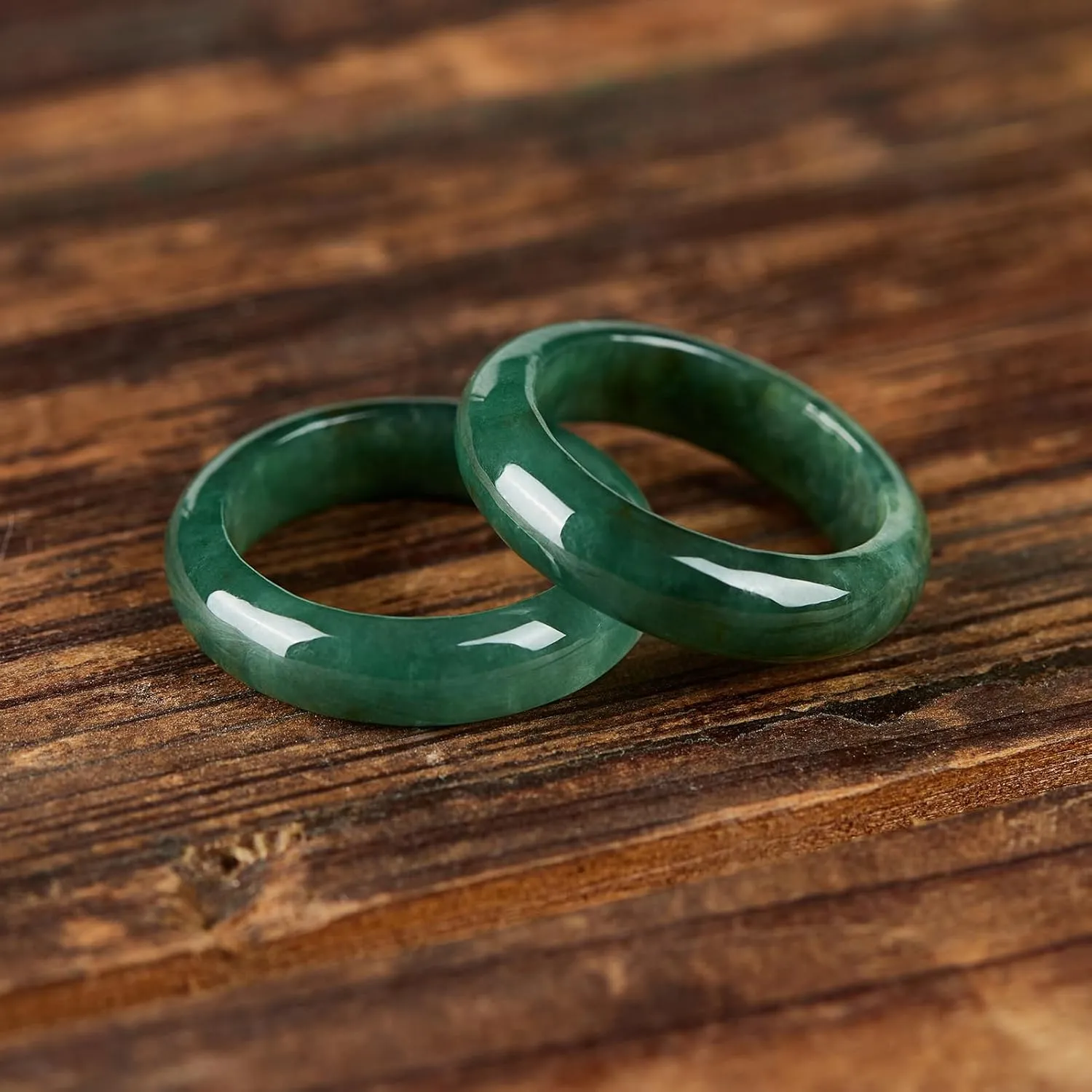 Natural Jade Rings for Women, Good Luck Gifts
