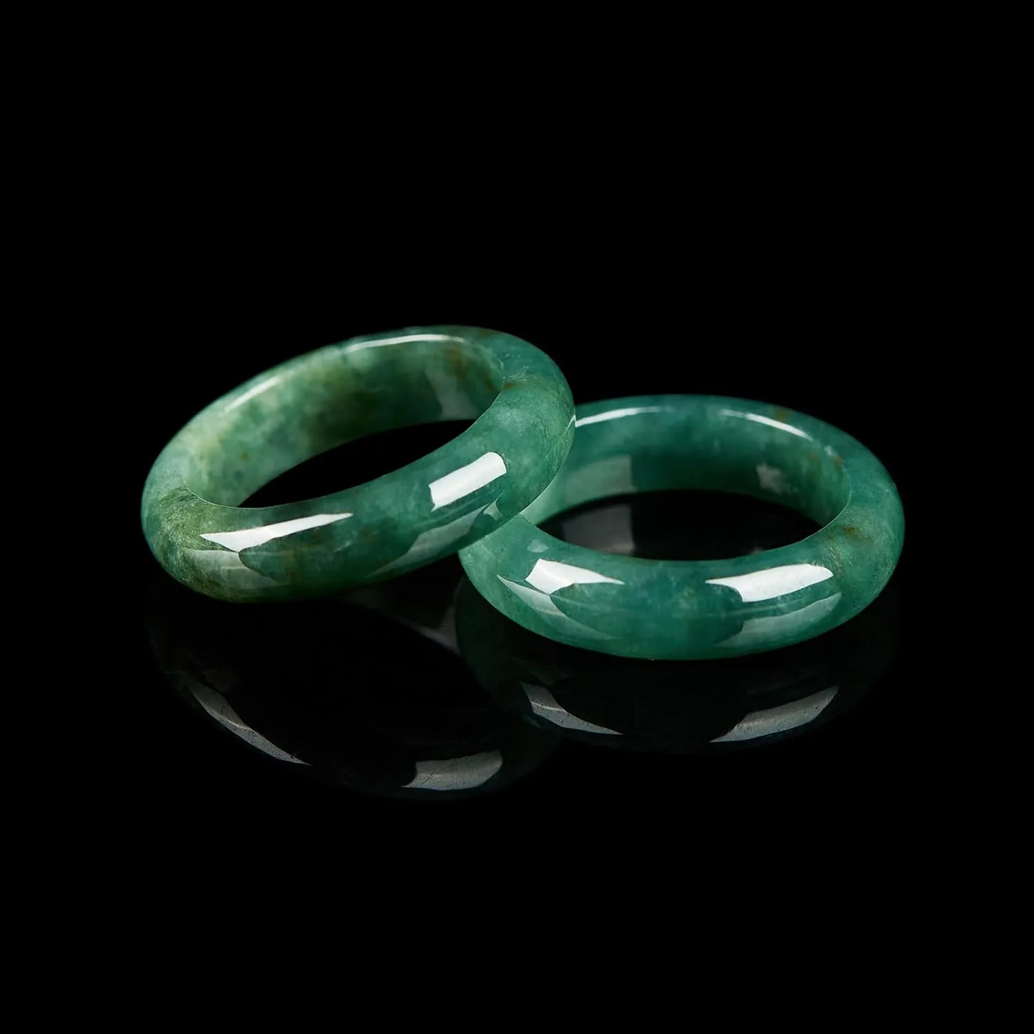 Natural Jade Rings for Women, Good Luck Gifts