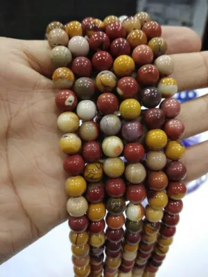 Natural Multi Mookite 4mm 108 Mala Beads, Spiritual, Meditation Beads, Reiki, Japa Mala, Buddhist Prayer Beads, Yoga Bracelet, healing beads LKMALA-RRGU-1451