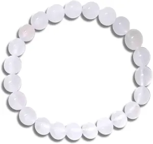 Natural Reiki Feng-Shui Healing Crystal Gem Stone Crystal Bracelet for Men and Women 6 MM