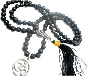 Natural Tourmaline 6mm 108 Mala Beads, Spiritual, Meditation Beads, Reiki, Japa Mala, Buddhist Prayer Beads, Yoga Bracelet, healing beads LKMALA-RRGU-3498, black