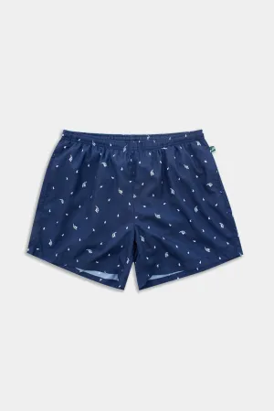 Navy Mini Platanos Runner Swim Trunks