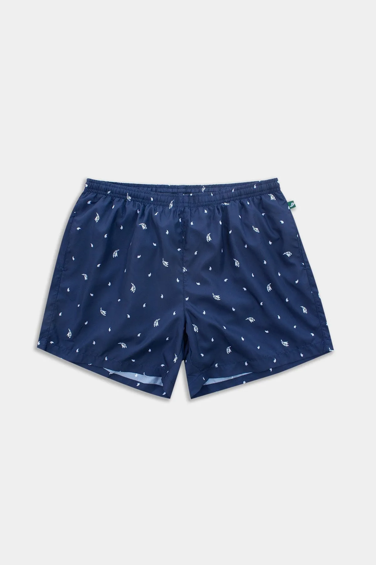 Navy Mini Platanos Runner Swim Trunks