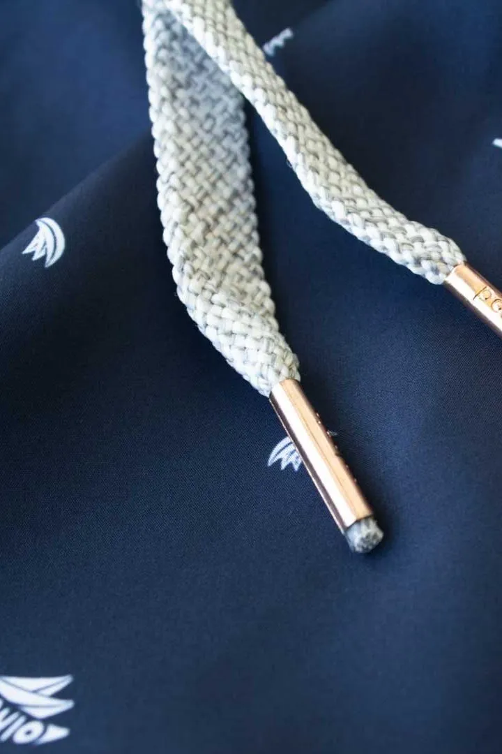 Navy Mini Platanos Runner Swim Trunks