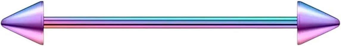 New 2025 Unisex 1Pcs Stainless Steel Straight Helix Tragus Industrial Ear Studs Bar Piercing Tongue Ring Barbell Body Jewelry Gift Fashion Trendy Accessories Creative For Women And Men