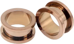New 2026 Arrive 2Pcs 1.2-30Mm Stainless Steel Ear Tunnels Plugs Black Gold Color Expander Stretcher Gauges Piercing Body Jewelry Findings Fashion Trendy Accessories Creative Gift For Women And Men