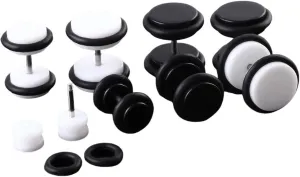 New 2026 Arrive 2Pcs Acrylic Cheater Ear Plugs And Tunnels Plug Piercing Earring Gauges Cheaters Stretcher Body Jewelry Findings Piercings Fashion Trendy Accessories Creative Gift For Women Men