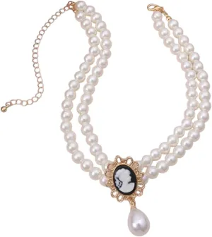 New 2026 Layered Short Imitation Pearl Choker Necklace For Women White Beads Necklaces Wedding Jewelry On Neck Lady Collar Decoration Luxury Trendy Best Gift