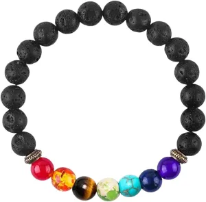 New 2026 Natural Lava Stone Beads Balance Bracelet For Women Men 8Mm Tiger Eye Bead Tibetan Buddha Prayer Bracelet Jewelry Fashion Accessories Creative Gift