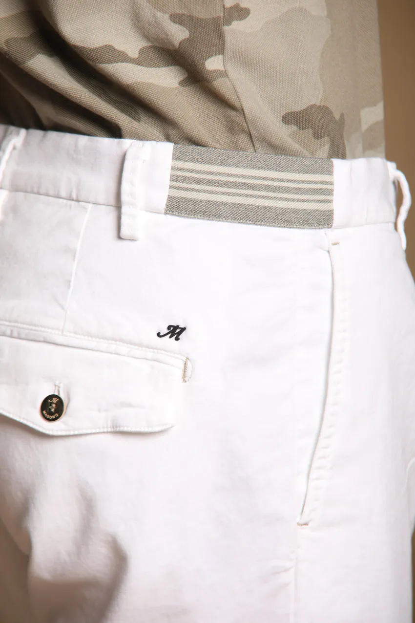 New York Golf 1 Pinces bermuda chino jogger uomo in jersey stretch slim fit